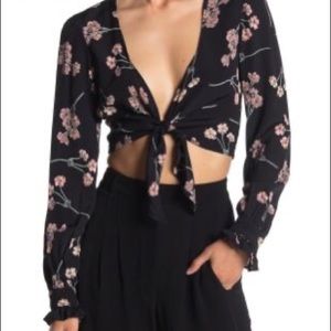 NWT Flynn Skye Cherry Blossom Kerry Top